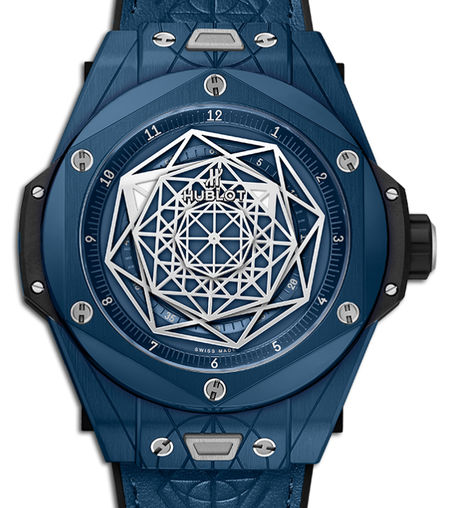 Hublot 415.EX.7179.VR.MXM19 Big Bang Sang Bleu Ceramic Blue 45 mm knock off watches